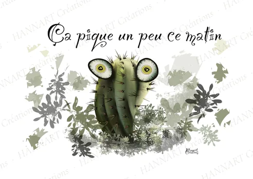 Ça pique – illustration HANNART