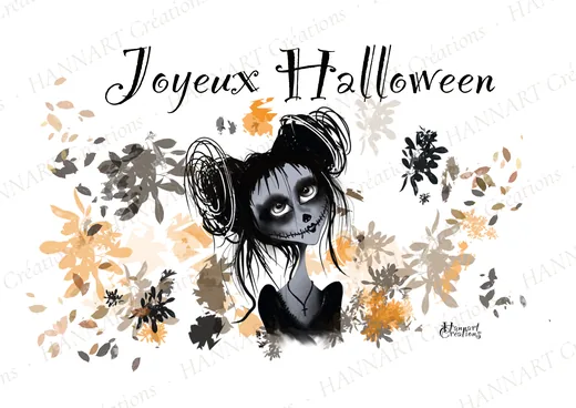 Joyeux Halloween – illustration HANNART
