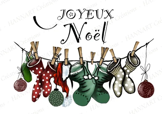 Joyeux Noël – illustration HANNART