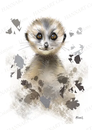 Kiko le petit suricate – illustration HANNART