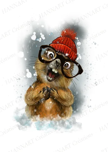 La marmotte – illustration HANNART