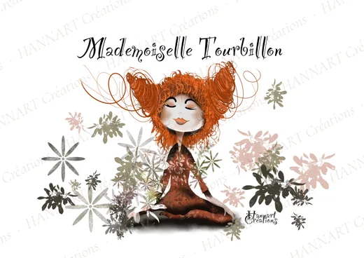 Melle tourbillon – illustration HANNART
