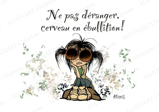 Ne pas déranger – illustration HANNART