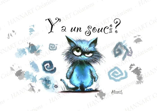 Y'a un soucis ? – illustration HANNART